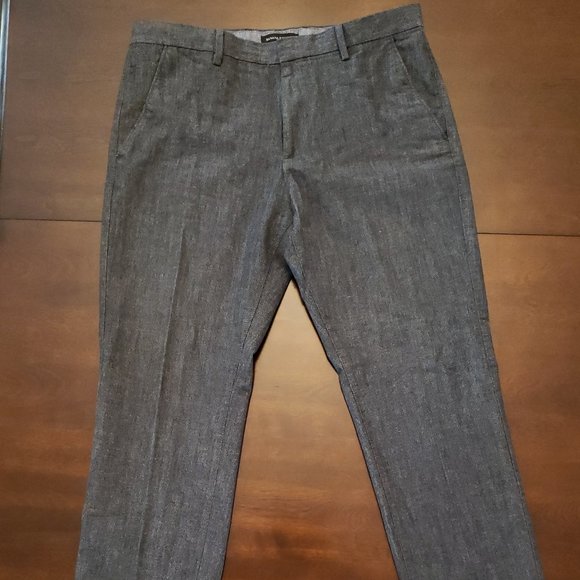 Banana Republic 34x30 Kentfield Pant Dress Pants - Heather Gray - Picture 1 of 3
